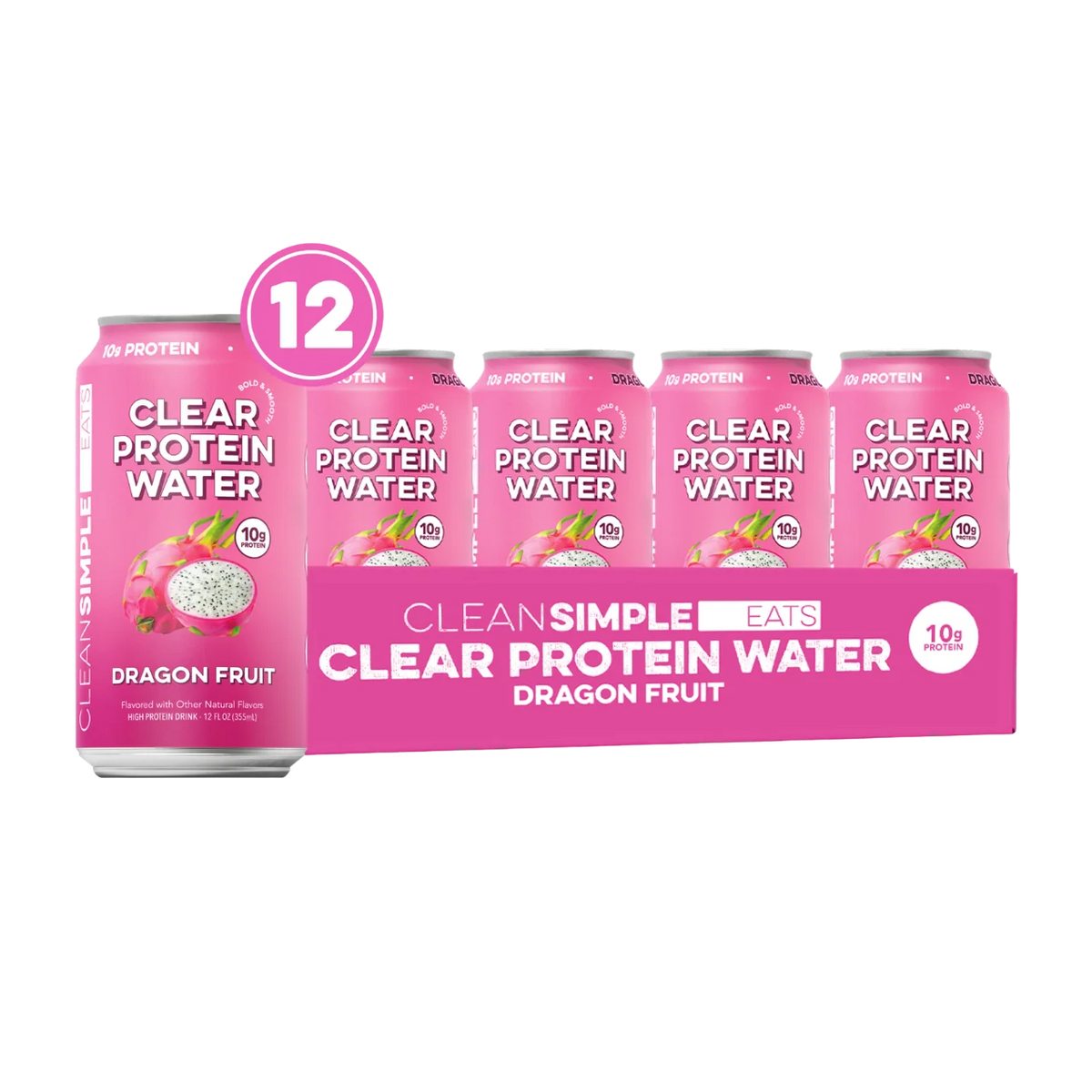 Clear Protein Water: Dragon Fruit