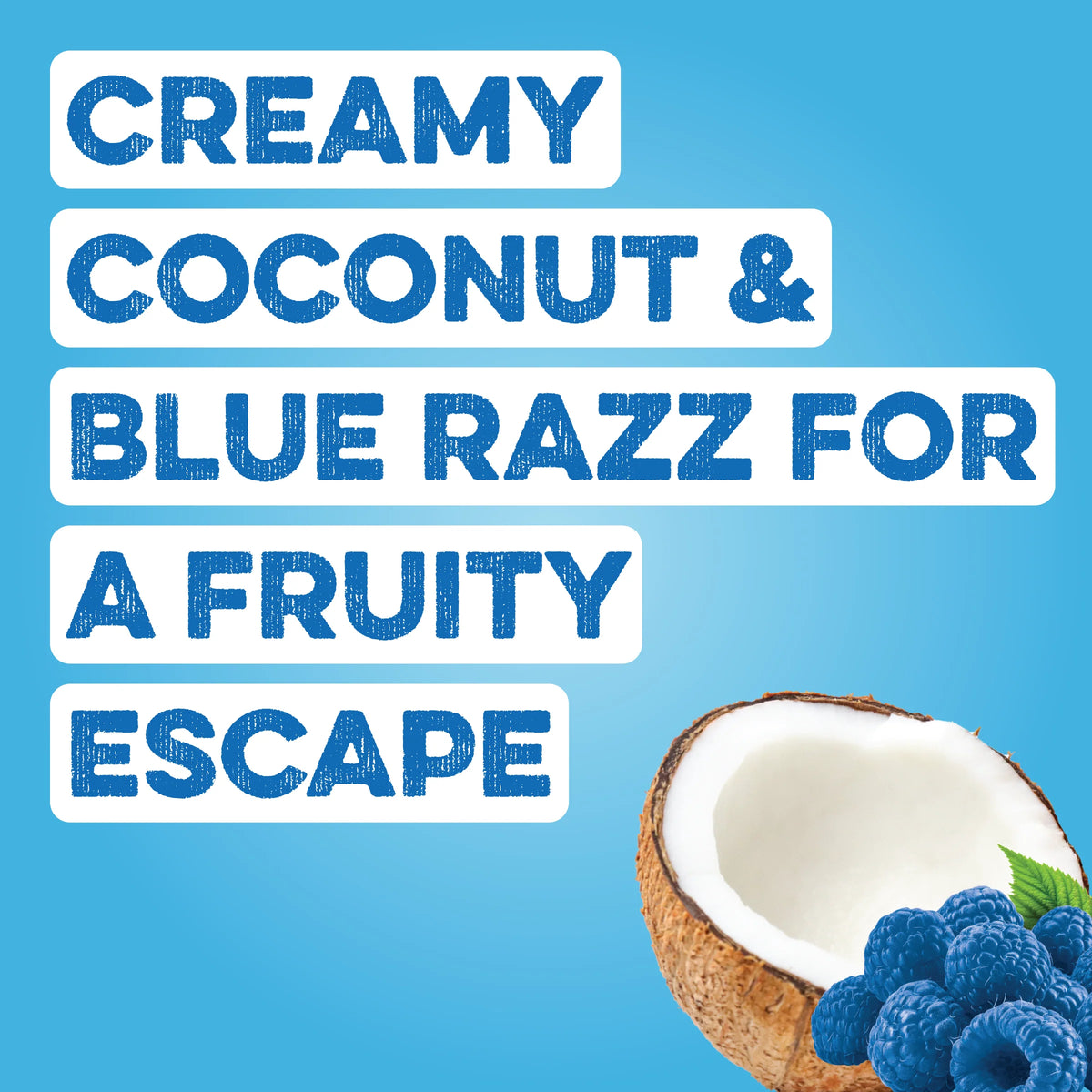 Clear Protein Powder: Blue Bahama