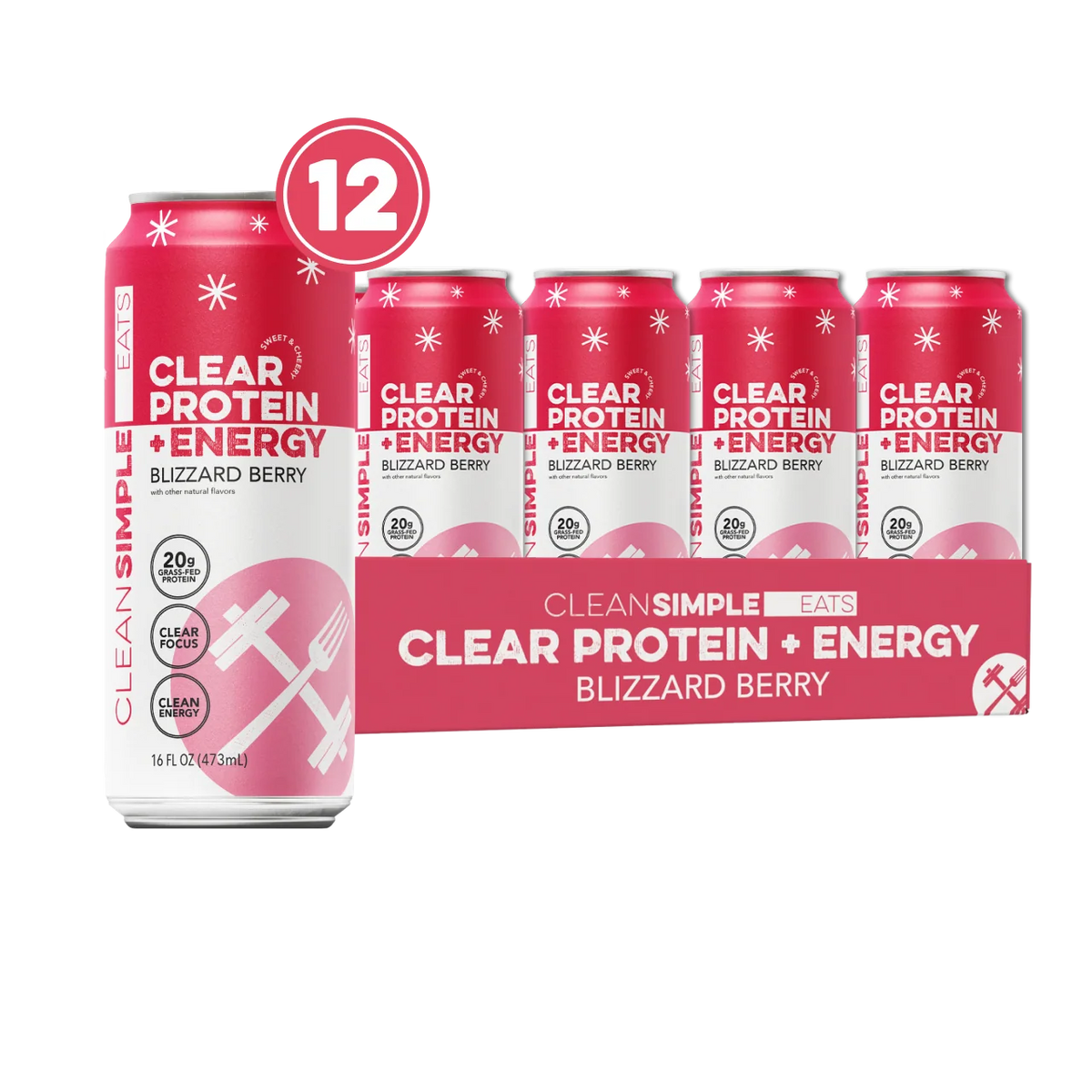 Clear Protein + Energy: Blizzard Berry