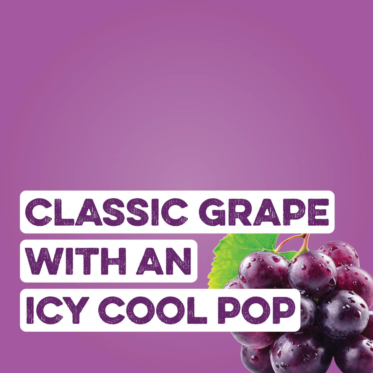Clear Protein Soda: Grape Ice Pop