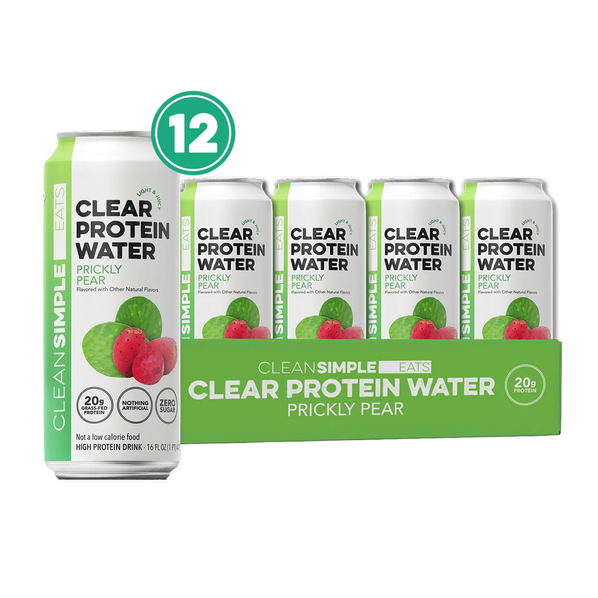 Clear Protein Water: Prickly Pear