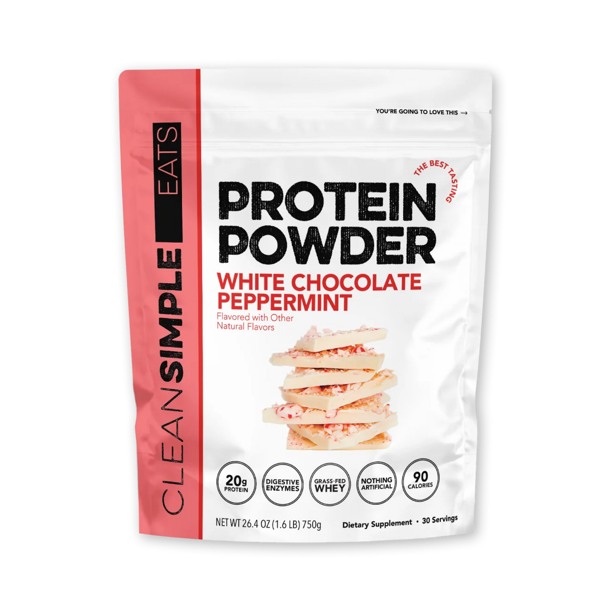 Protein Powder: White Chocolate Peppermint
