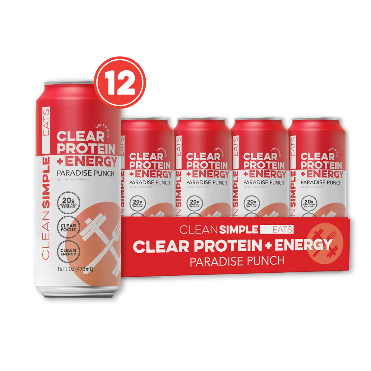 Clear Protein + Energy: Paradise Punch