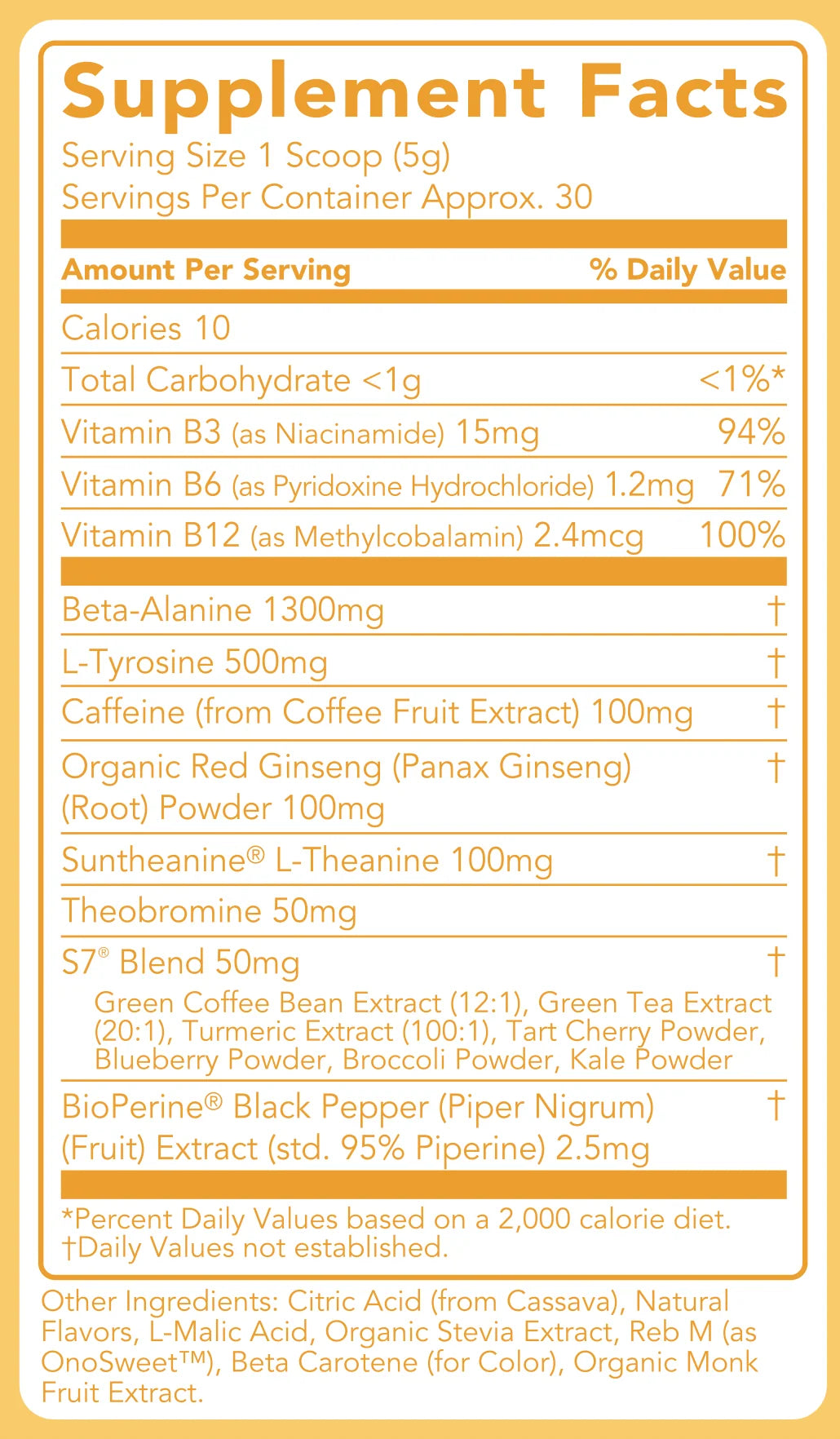 Energy + Pre-Workout: Hawaiian Sunrise
