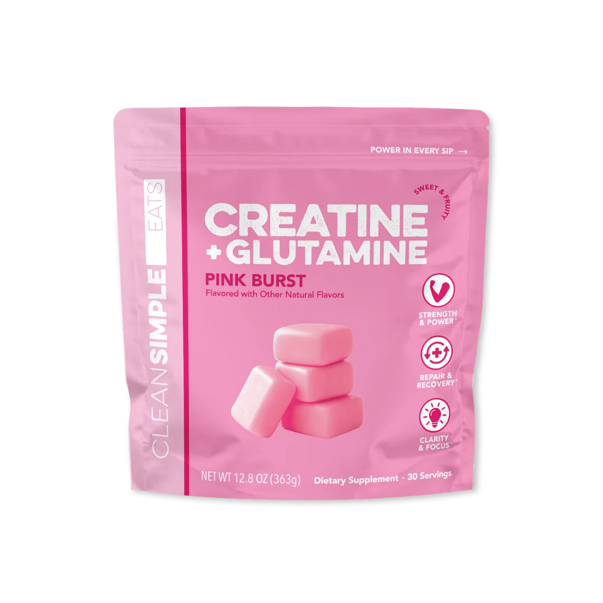 Creatine + Glutamine: Pink Burst