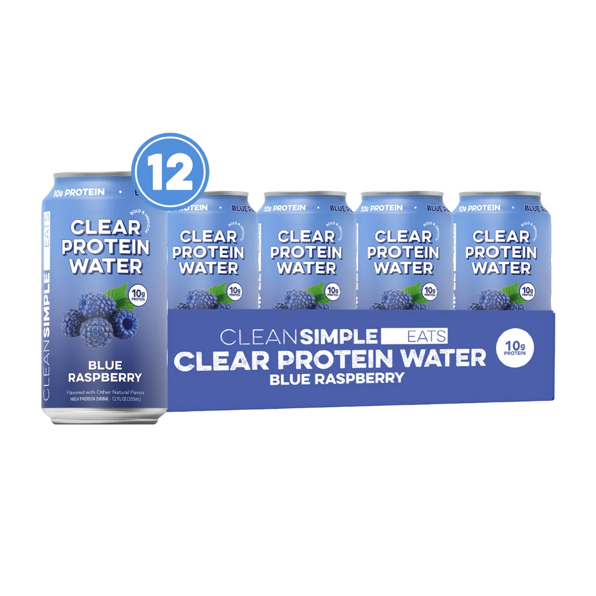 Clear Protein Water: Blue Raspberry